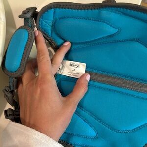 Outward Hound Dawson Swim Blue Dog Life Jacket,XS